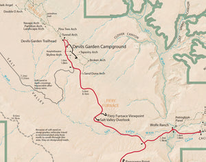 Arches National Park Map
