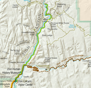 Zion National Park Map