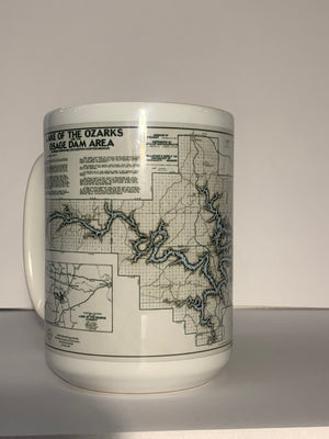 Lake of the Ozarks 15oz Coffee Mug Classic Gray Style
