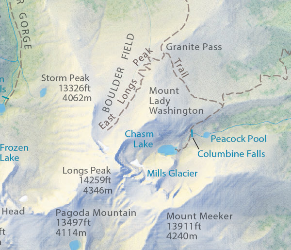 Rocky Mountain National Park Map