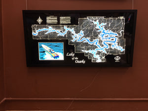 Lake Of The Ozarks LED Back-Lit Display
