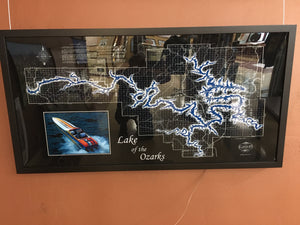 Lake Of The Ozarks LED Back-Lit Display