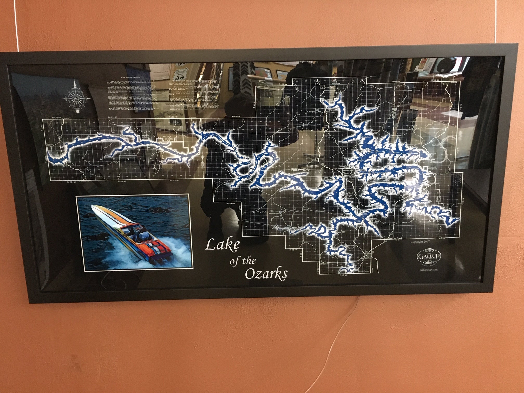 Lake Of The Ozarks LED Back-Lit Display