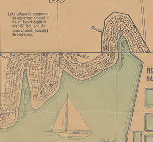 Lake Lotawana Classic Map