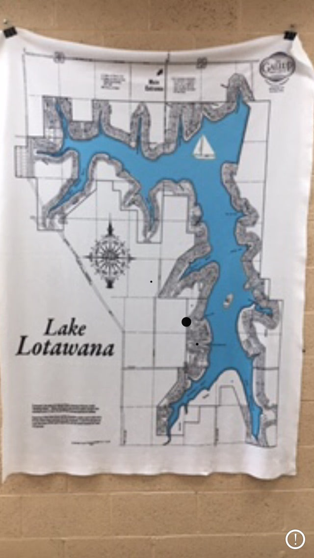 Lake Lotawana Fleece Blanket