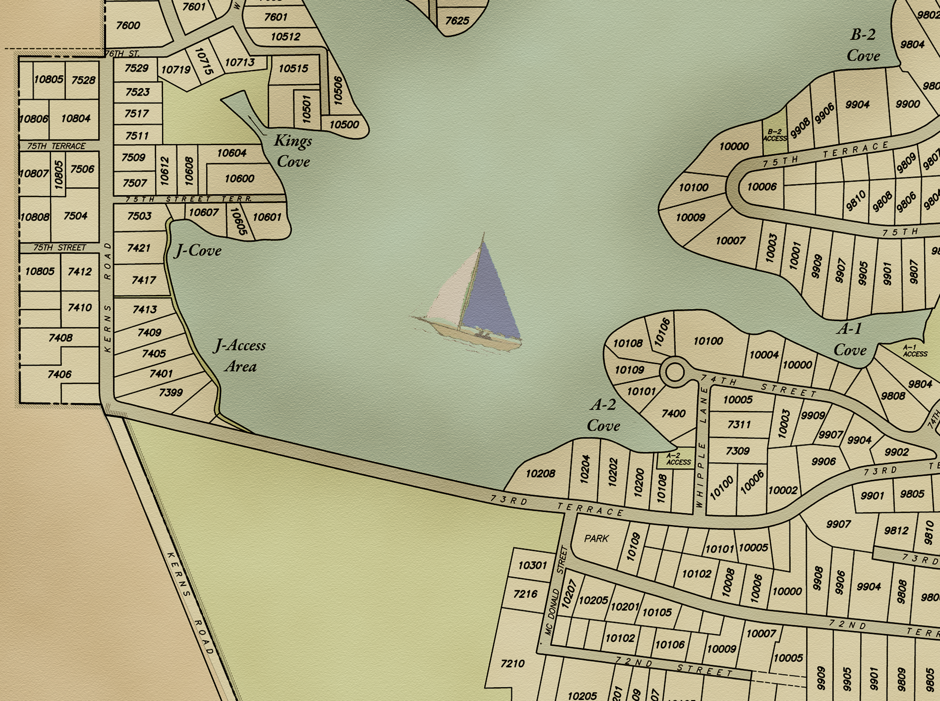 Weatherby Lake Classic Map