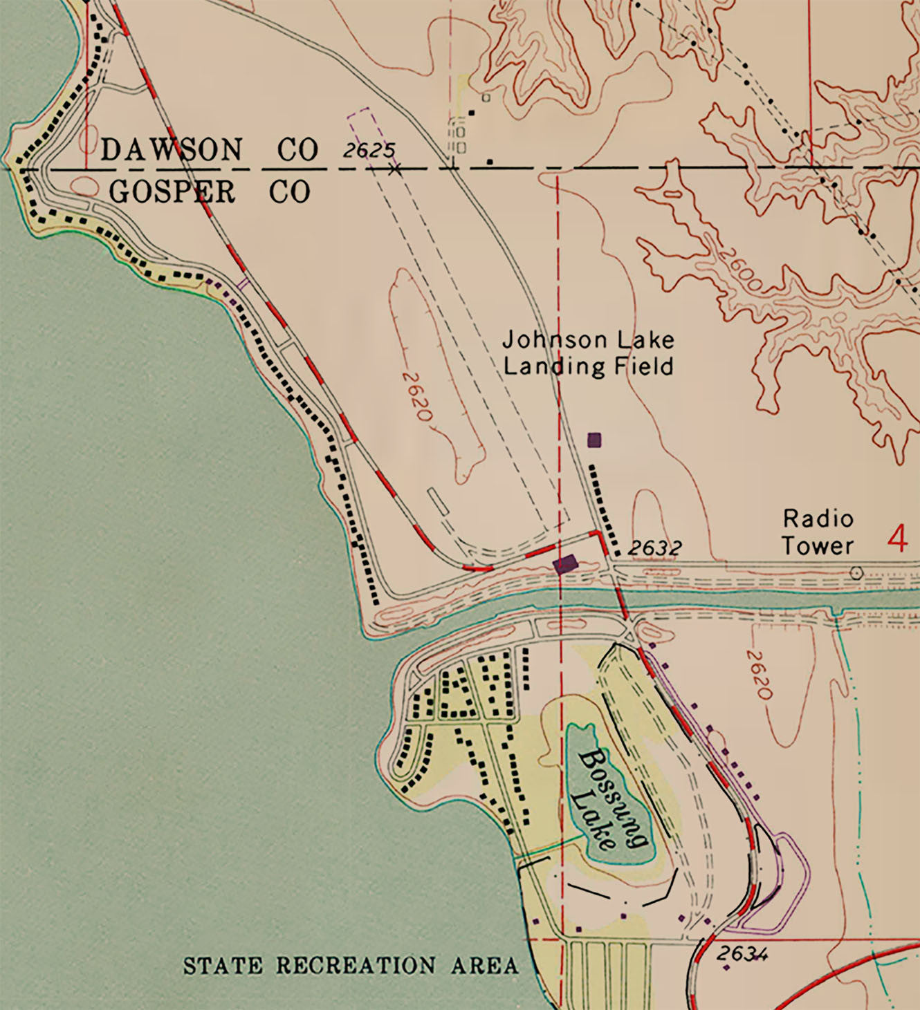 Johnson Lake Nebraska Map