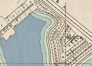 Lake Tapawingo Old West Canvas Map