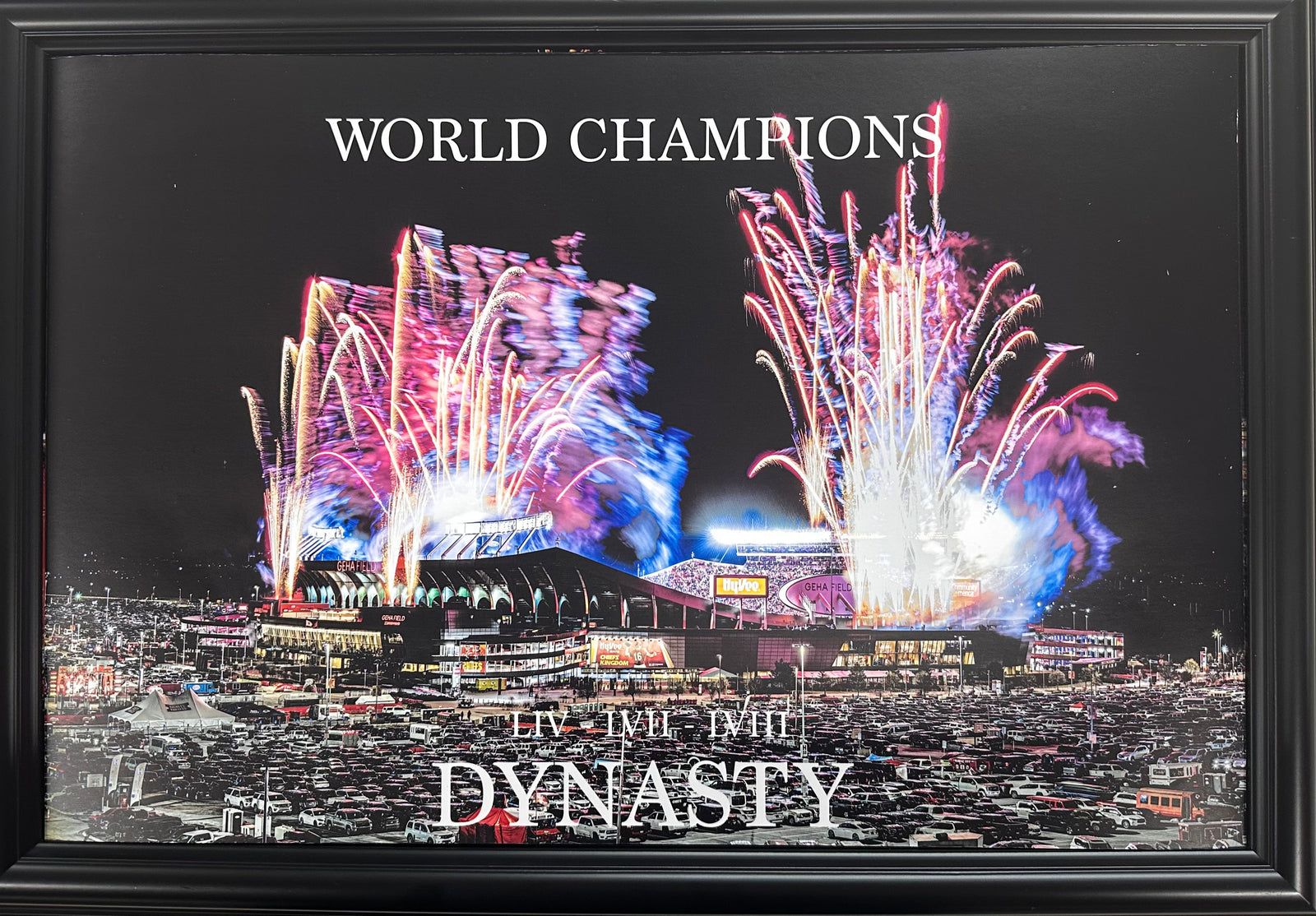 Arrowhead Celebrates the AFC Title Win Metal Print