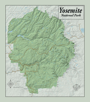 YOSEMITE NATIONAL PARK MAP
