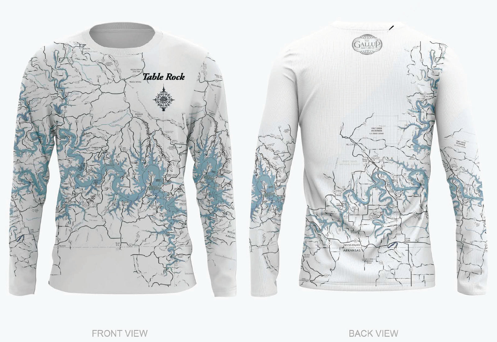 Table Rock Lake Fishing T Shirt Long Sleeve SPF