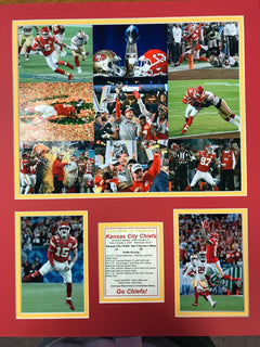 NFL Commemorative Super Bowl LIV - Kansas City Chiefs Champions Poster and  Poster Mount Bundle 