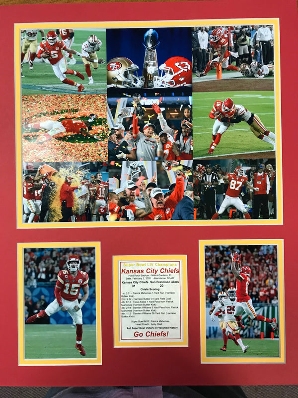 : Kansas City Chiefs Framed 16 x 20 Super Bowl LIV