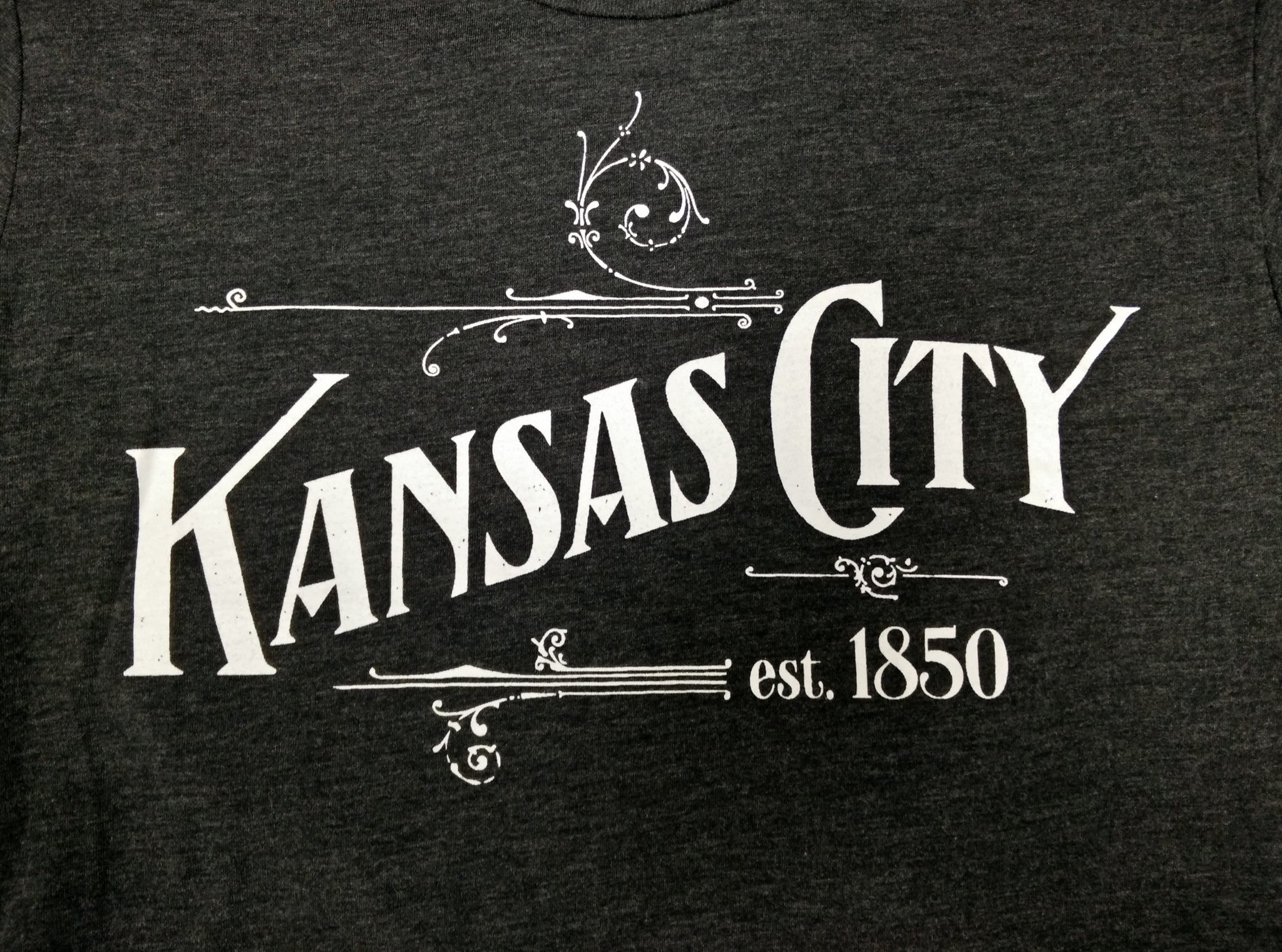 Kansas City, Missouri City Map T-Shirt ...