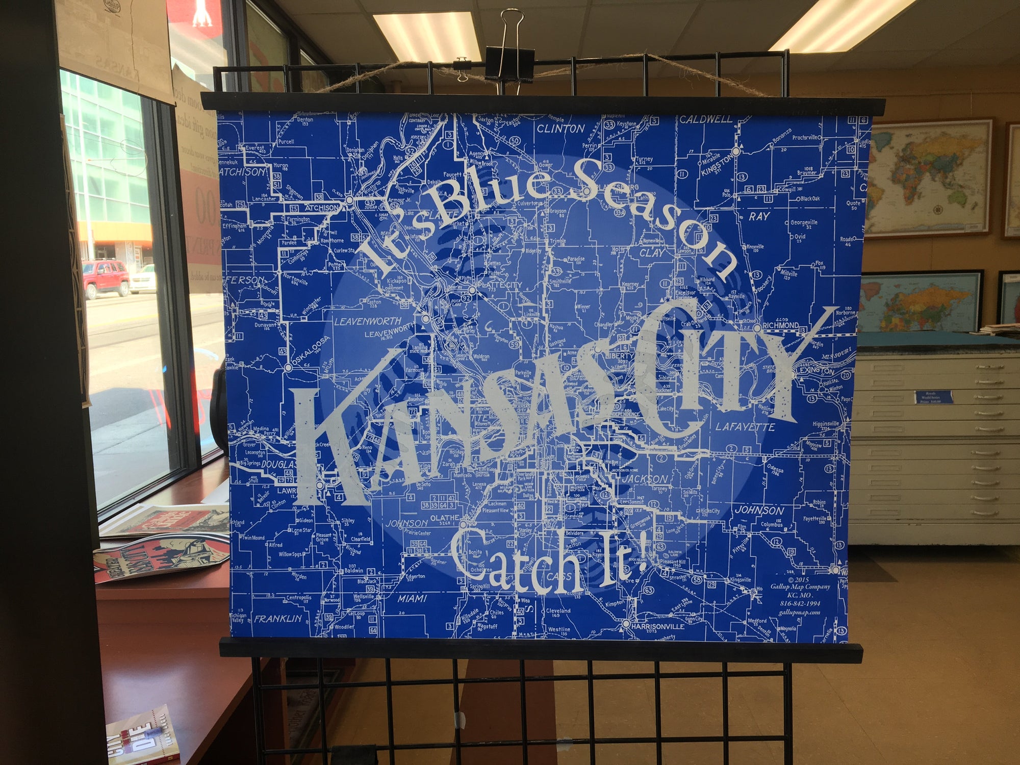 Its Blue Season Kansas City Baseball Print