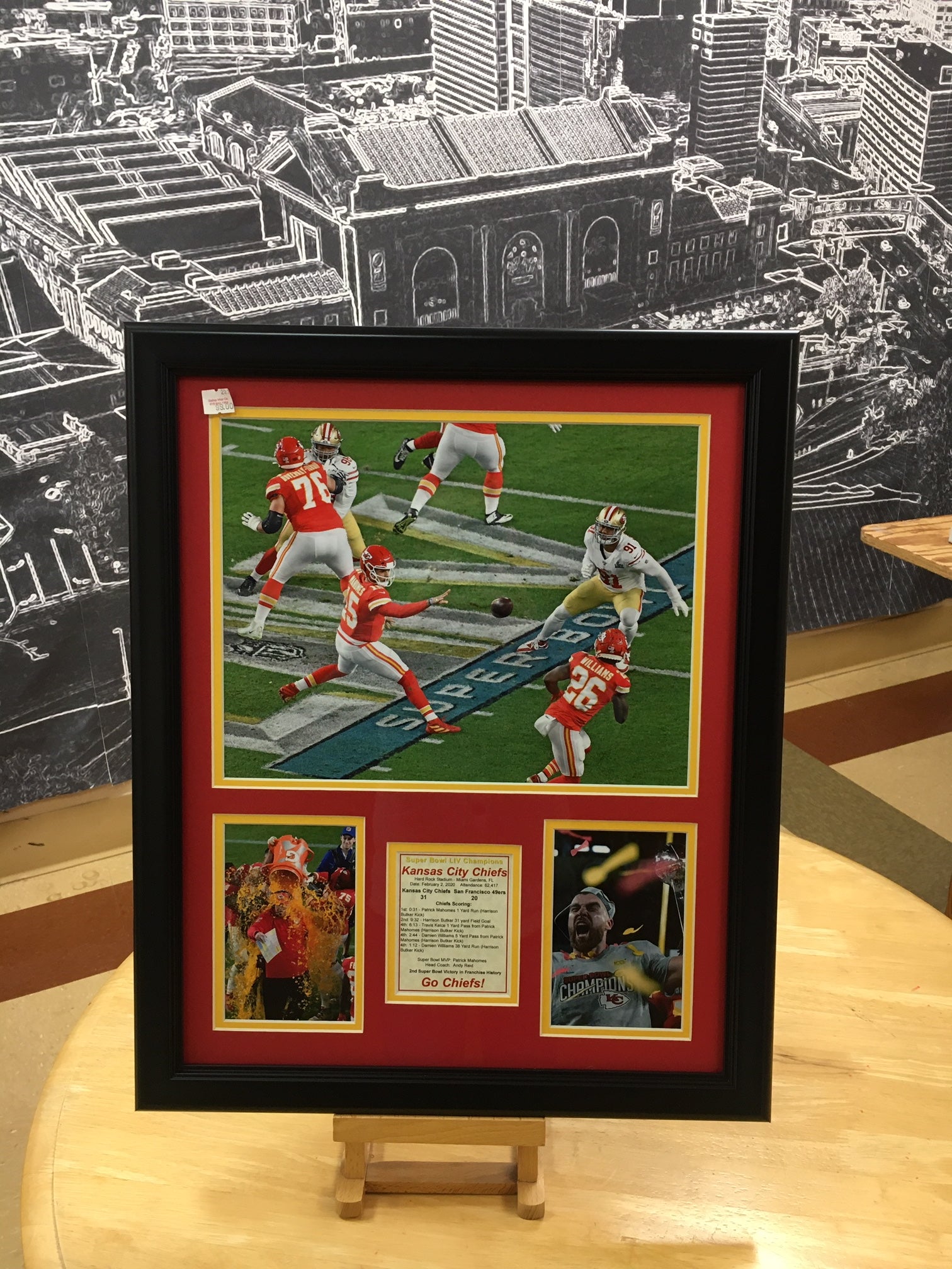 Chiefs Game Action Matted Photos Print 16 x 20  In-Store Pickup