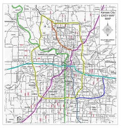 Large Detailed Roads And Highways Map Of Kansas State With Cities