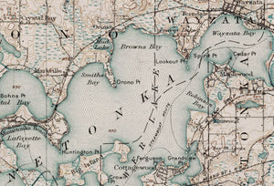 Lake Minnetonka, Minnesota Classic with Antique Green Water