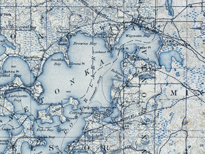 Lake Minnetonka, Minnesota Gray with Blue Water