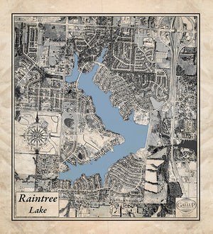 Raintree Lake Map Old West