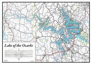 Lake of the Ozarks Chart for the Boat