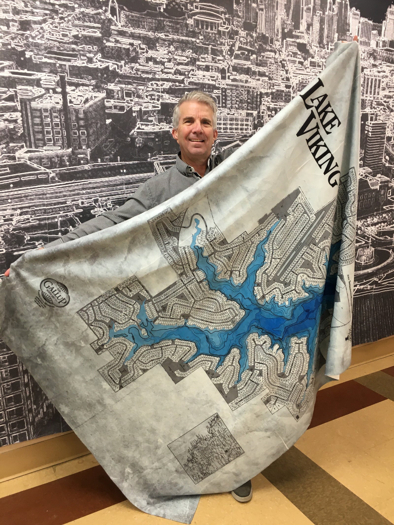 Lake Viking Fleece Blanket