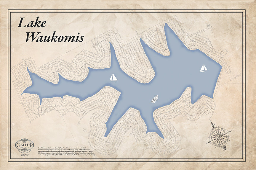 Lake Waukomis Old West Style