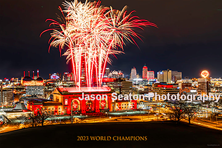 Union Station Celebrates a World Championship Metal Print